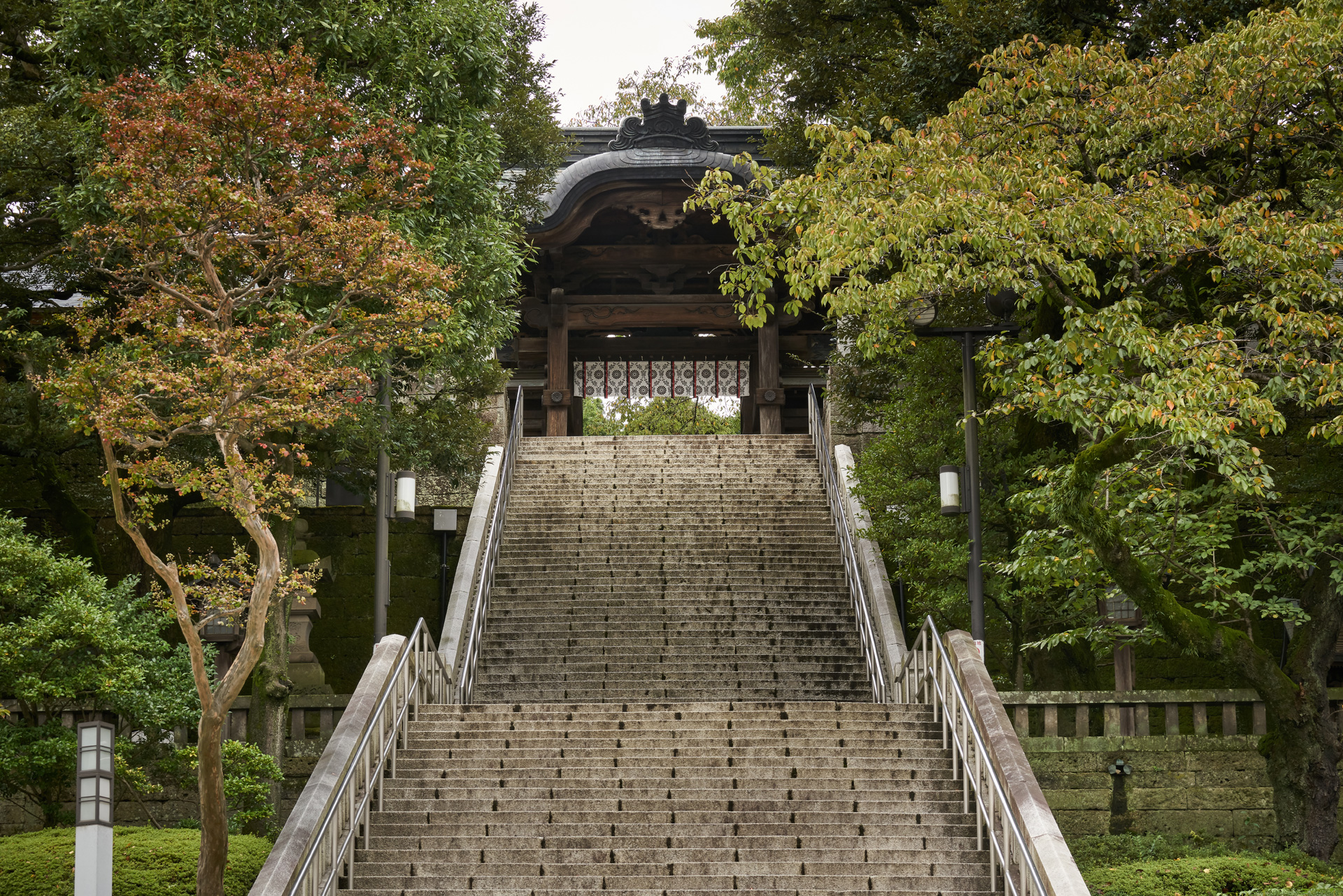 二荒山神社の石垣