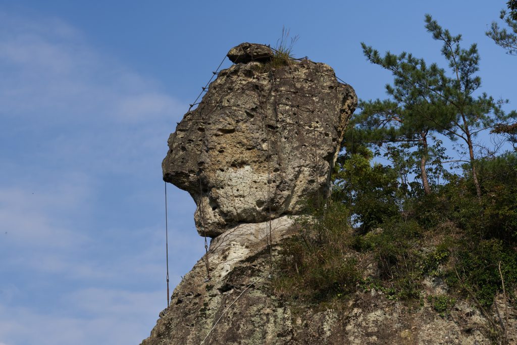 Oddly-shaped Rock “Stone thrown by Tengu, a legendary creature in ancient Japanese folklore”