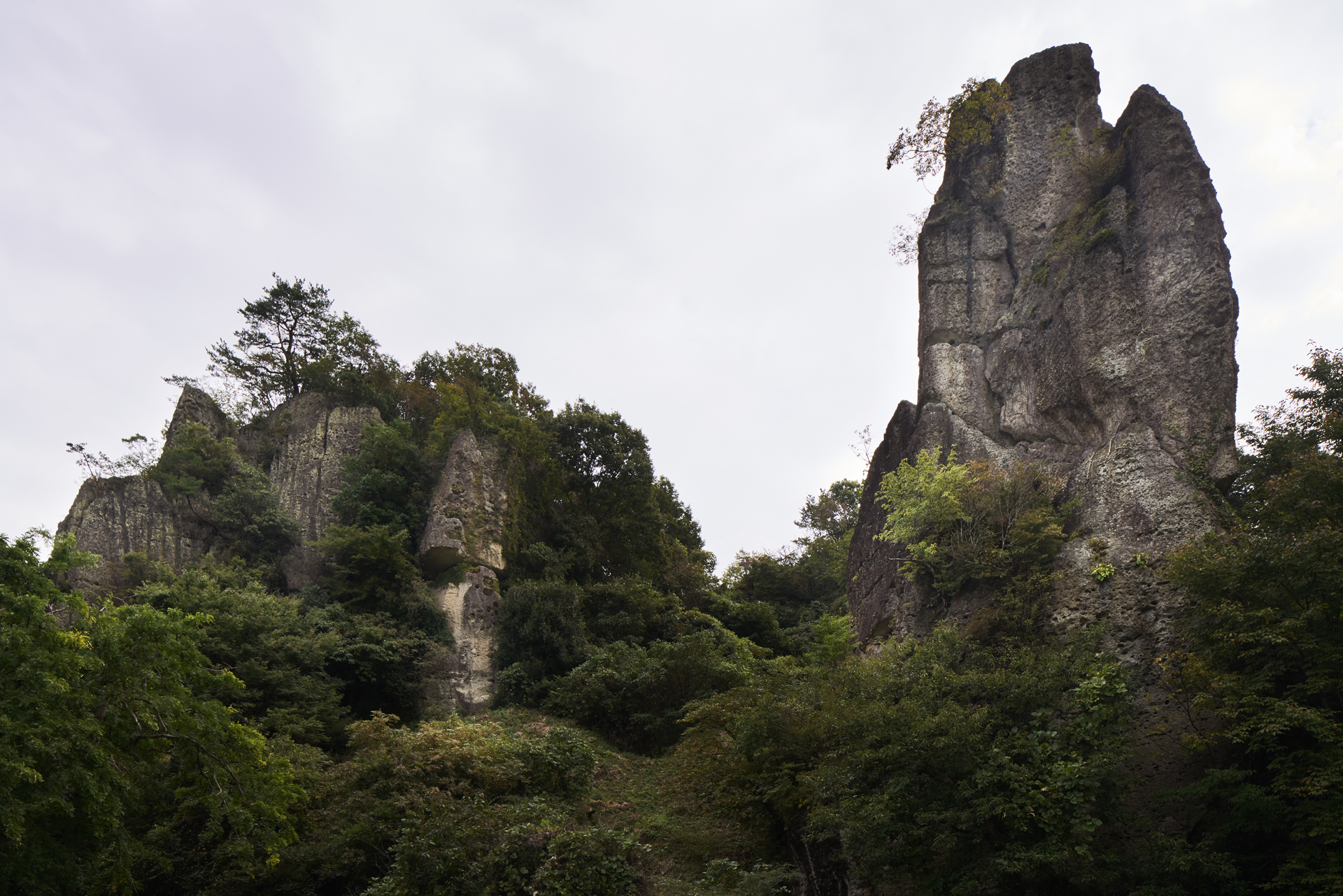 Oddly-shaped rocks of Oya (Koshiji Rock)