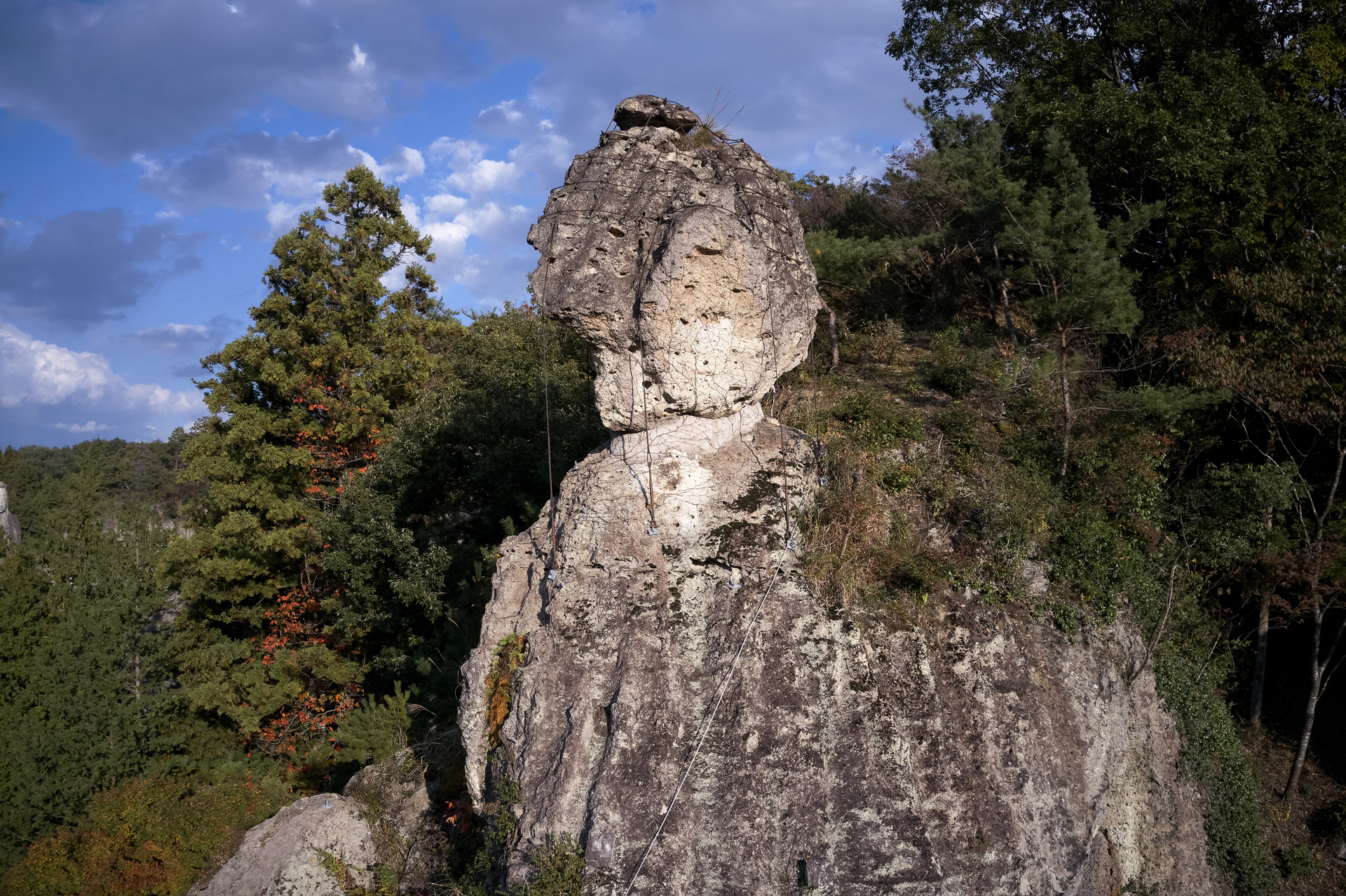 Oddly-shaped Rock “Stone thrown by Tengu, a legendary creature in ancient Japanese folklore”