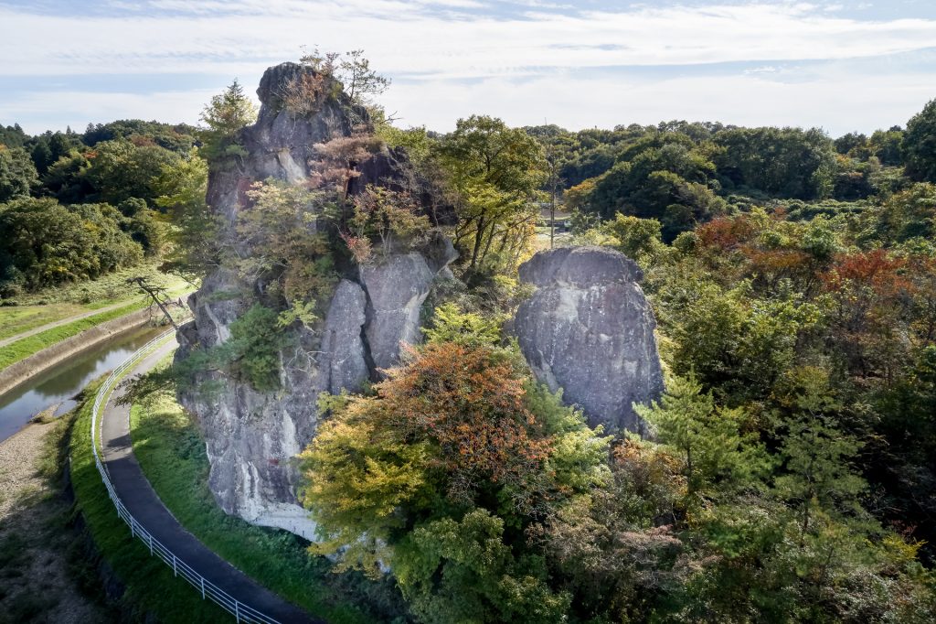 Oddly-shaped rocks of Oya (Koshiji Rock)